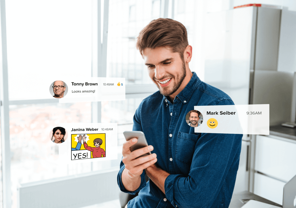 Microsoft Teams offers different chat features including mentions, likes, emojis and memes