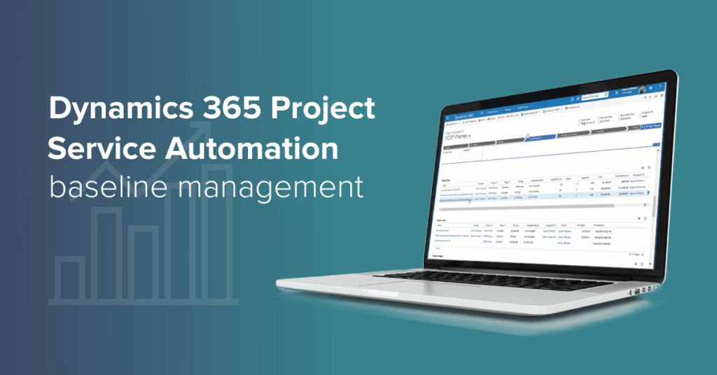 How baseline management with the snapshot functionality works in Microsoft Dynamics 365 Project Service Automation (PSA)