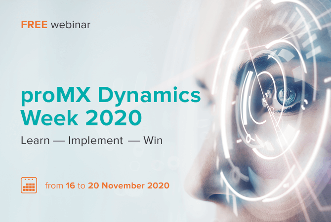 Announcement of proMX Dynamics Week 2020