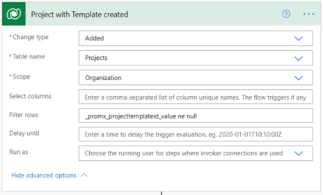 Project Templates in Dynamics 365 Project Operations | proMX