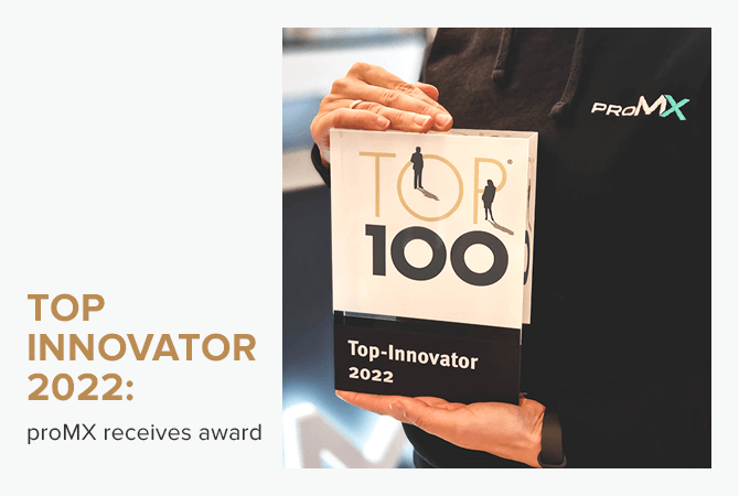 proMX is Top 100 innovator 2022