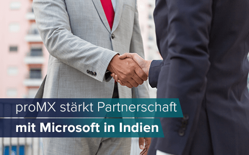 proMX stärkt Partnerschaft mit Microsoft in Indien