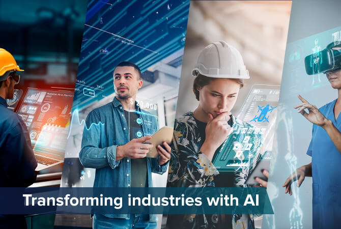 Transforming industries with AI