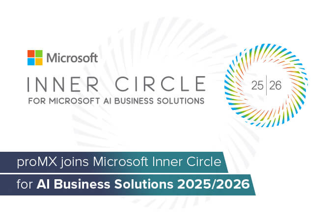 proMX joins Microsoft Inner Circle for AI Business Solutions 2025/2026